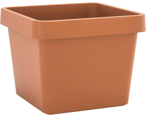 Pflanztopf geli VIVA Square Kunststoff 48,5 x 48,5 x 38 cm terracotta Quadratischer Pflanztopf aus Kunststoff
