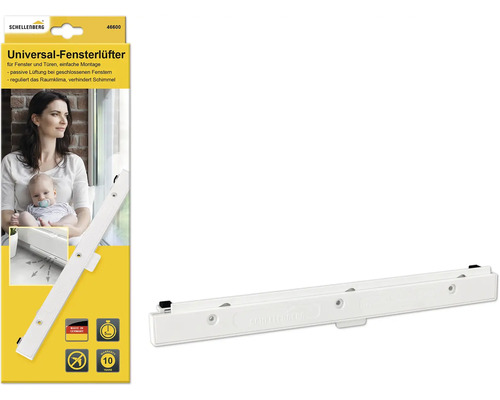 Schellenberg Universal Fensterlüfter für Fenster und Türen