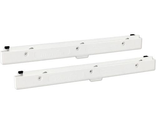 Zwei Rolladenführungsschienen