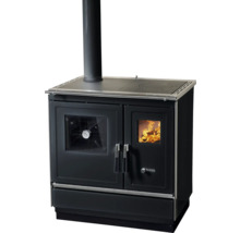 Holzherd mit Kochfeld und Ofen