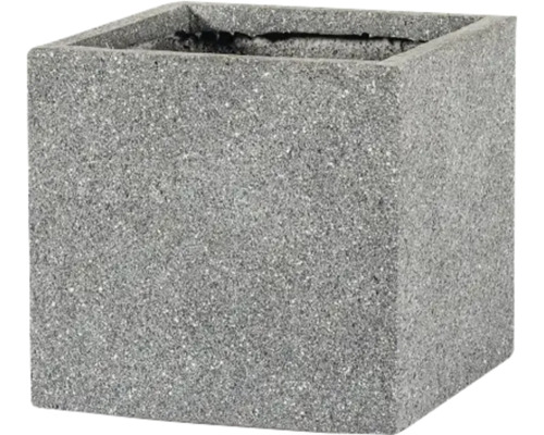 Quadratischer Pflanzkübel aus Stein
