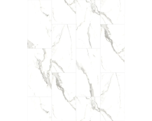 Bodenfliesen mit Marmoroptik, verlegt