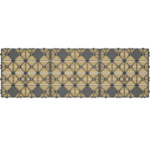 Verbundfliesen aus Kunststoff mit Holzstruktur