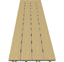 Holzterrasse mit Nut- und Federverbindung