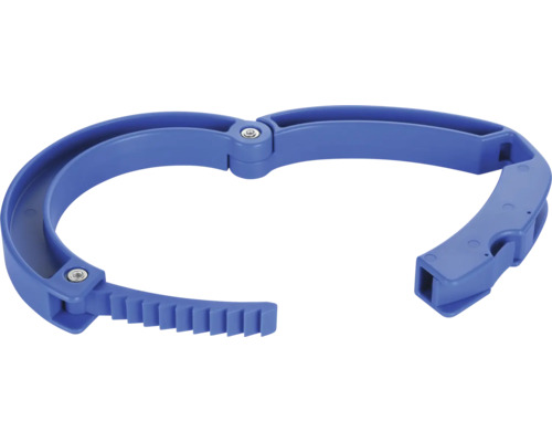 Blauer Spannring aus Kunststoff