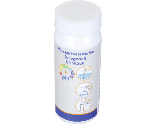 Wasser Teststreifen zur Salzgehaltmessung, 50 Stück