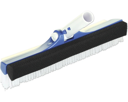 Poolbürste mit Schwamm und Borsten