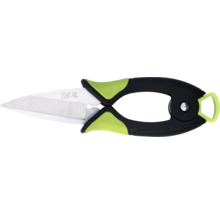 Gartenschere mit Edelstahlklingen und Kunststoffgriffen