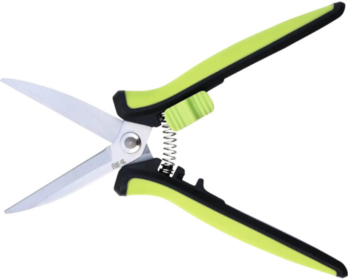Gartenschere mit Feder und Kunststoffgriffen