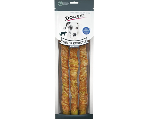 Dokas 1 Meter Kaurolle mit Huhn, wiederverschließbare Verpackung
