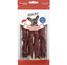 Dokas Kaustange mit Entenbrust für Hunde, wiederverschließbare Verpackung