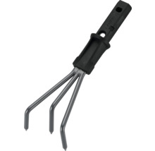 Gartenkralle mit drei Zinken und Kunststoffgriff