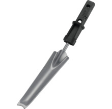 Pflanzkelle aus Metall mit schwarzem Griff