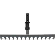 Gartenrechen aus Metall mit Kunststoffgriff für die Gartenarbeit