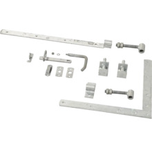 Torband-Set mit Riegel und Zubehör zur Befestigung