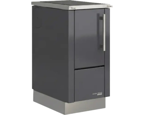 Kaminofen mit Tür und Schublade