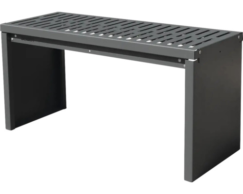 Metallbank mit Lamellendesign