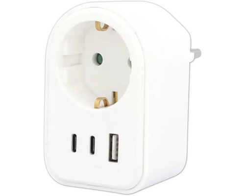 Steckdosenadapter mit USB Anschlüssen