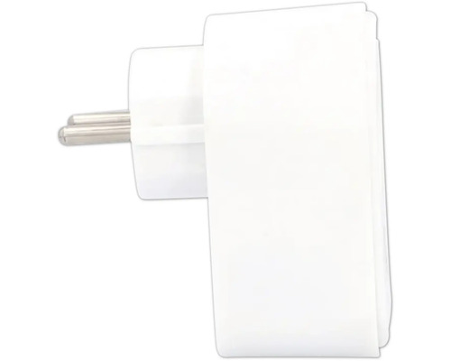 Weißer Stromstecker für die Steckdose