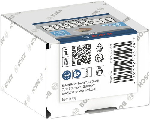 Bosch Pressbacke E185 CU 185 mm² in Verpackung