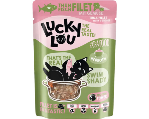Lucky Lou Thunfischfilet mit Gemüse Katzennahrung