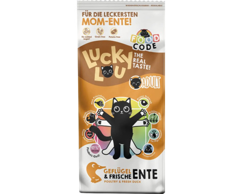 Lucky Lou Adult Katzenfutter mit Geflügel und frischer Ente