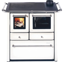 Holzherd mit Kochfeld und Backofen