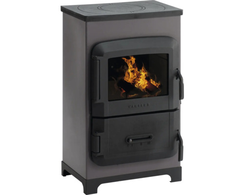 Werkstattofen Wamsler RH6F Kaschmir 6 kW Kaminofen mit Holzfeuer