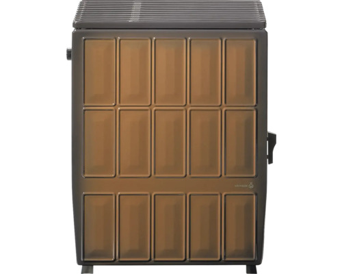 Werkstattofen Wamsler KS 109-6 Stahl braun 6 kW Kaminofen mit rechteckiger Verkleidung