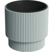 Dekorativer Pflanztopf mit Rillenstruktur