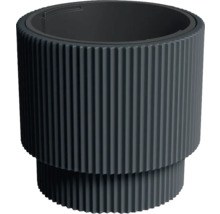 Runder, gerippter Pflanztopf