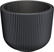 Blumentopf mit Rillenstruktur