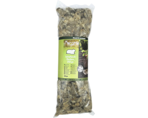 Verpackung Schafwollflocken 250 Gramm