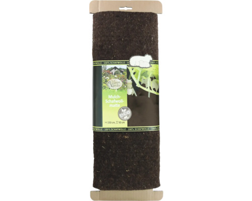 Mulchmatte aus Schafwolle, 150 Zentimeter lang und 50 Zentimeter breit