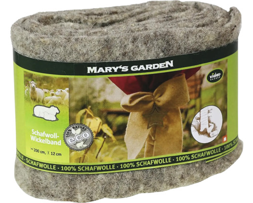 Mary's Garden Schafwoll-Wickelband, 200 cm lang und 12 cm breit