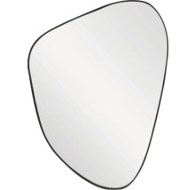 Unregelmäßiger Spiegel mit schwarzem Rahmen