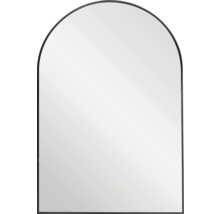 Rechteckiger Spiegel mit abgerundeter Oberseite