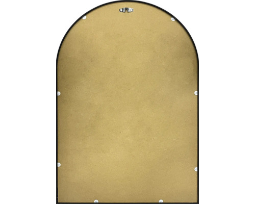 Rückseite eines Bogenspiegels mit Aufhängung