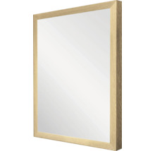 Rechteckiger Spiegel mit Holzrahmen