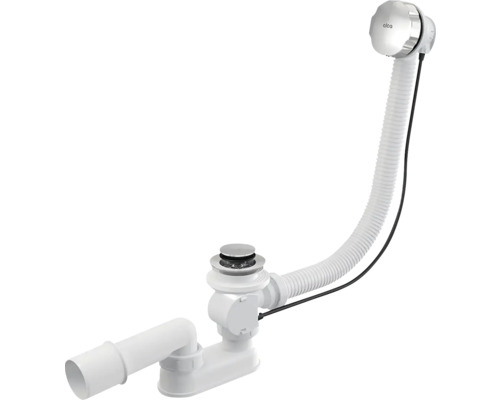 Ab- und Überlaufgarnitur mit Excenter verchromt Badewannenablaufgarnitur mit Überlauf