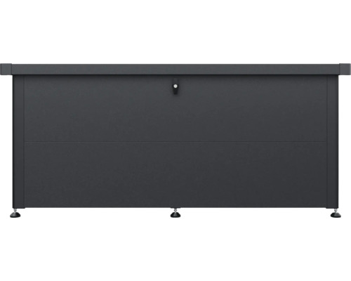 Graue Aufbewahrungsbox für den Außenbereich