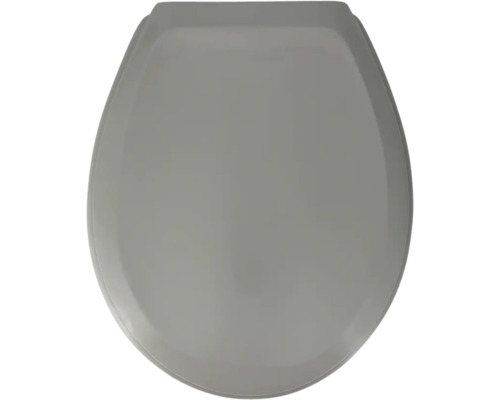 WC-Sitz ADOB Iseo manhattan Grauer Toilettensitz von oben