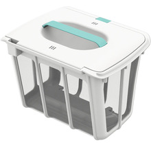 Wäschekorb aus Kunststoff mit Tragegriff