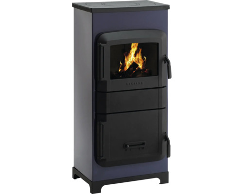 Werkstattofen Wamsler RH8F Lavendel 8 kW Kaminofen mit Holzfeuer