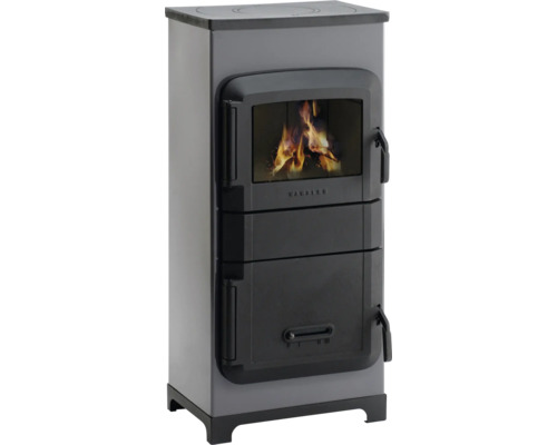 Werkstattofen Wamsler RH8F Kaschmir 8 kW Kaminofen mit Holzbefeuerung und zwei Türen