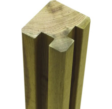 Holzpfosten mit Nut und Feder