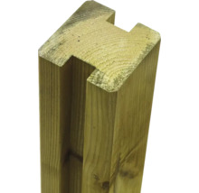 Holzpfosten mit Nut