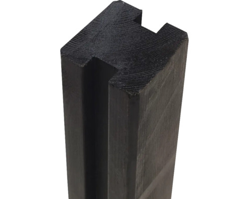Holzpfosten mit Nut und Feder für den Außenbereich