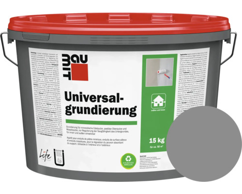 Baumit Universalgrundierung Farbe M330 Quarzgrund 15 kg Bau mit Universal-Grundierung im Eimer, 15 kg, geeignet für Innen und Außen