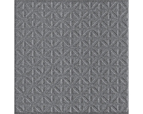 Graue Bodenfliese mit strukturiertem Muster